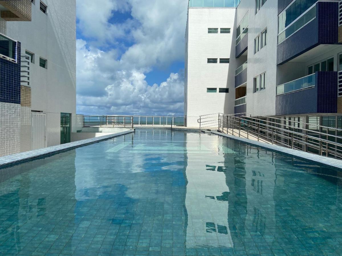 Bela Hospedagem - Flat pé na areia no Bessa com vista incrível do mar João Pessoa Esterno foto